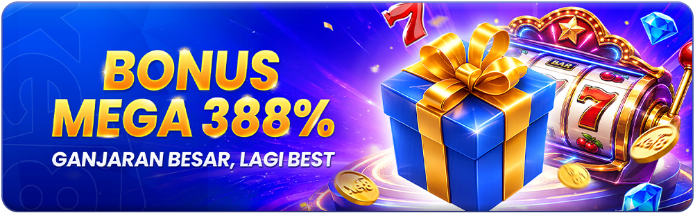 Mega Bonus 388%, Bigger Rewards Bigger Fun